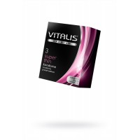 Презервативы ''Vitalis Super Thin'', ультратонкие, 3 шт.